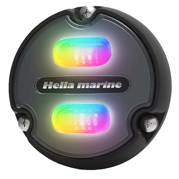 Hella Marine Apelo A1 RGB Underwater Light - 1800 Lumens - Black Housing - Charcoal Lens 016146-001 - main